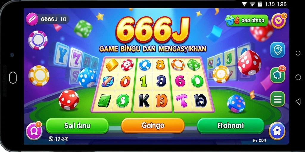 Screenshot gameplay Bingo yang seru dan interaktif di 666J.