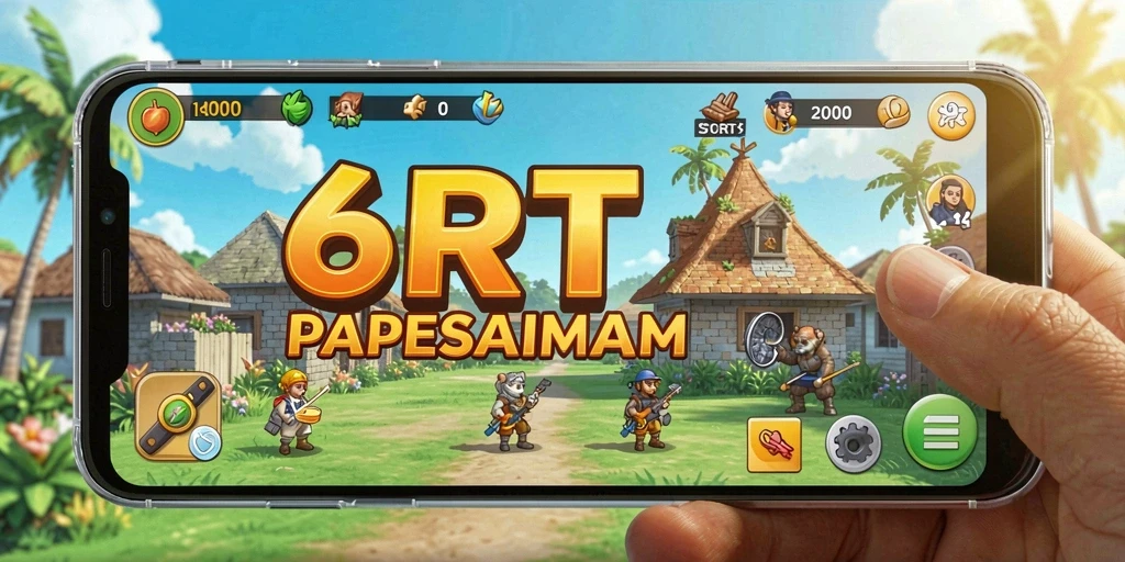 Tampilan gameplay 6RT yang menarik dan interaktif.