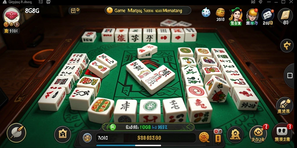 Gameplay Mahjong yang menegangkan dan seru di 8G8G.