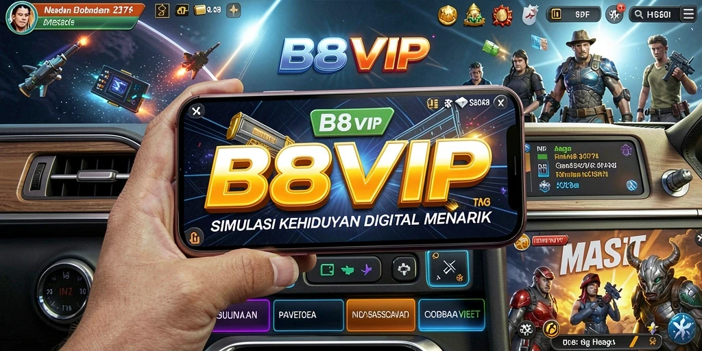 Tampilan gameplay B8VIP yang memukau dan interaktif.