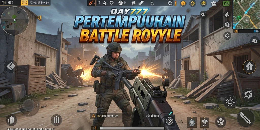 Gameplay mendebarkan di medan perang DAY777.