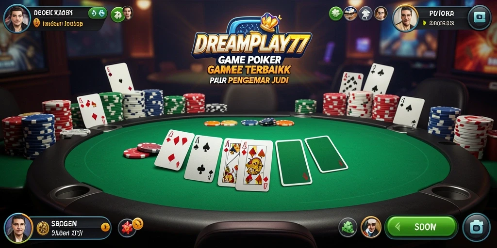 Gameplay menarik dari DREAMPLAY77 dalam permainan Poker.