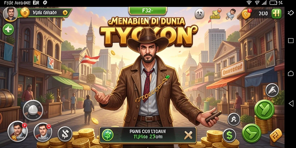Gameplay F32 menampilkan pengelolaan bisnis yang seru dan tantangan menarik.