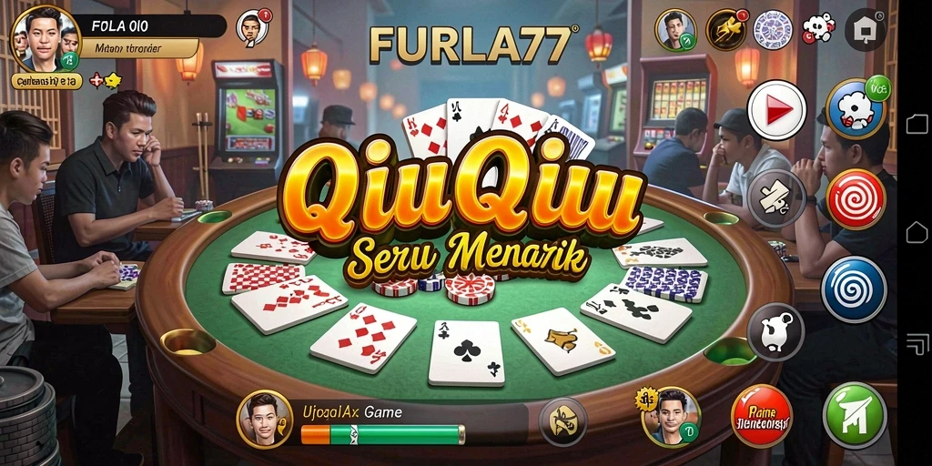 Screenshot FURLA77 menampilkan gameplay seru QiuQiu.