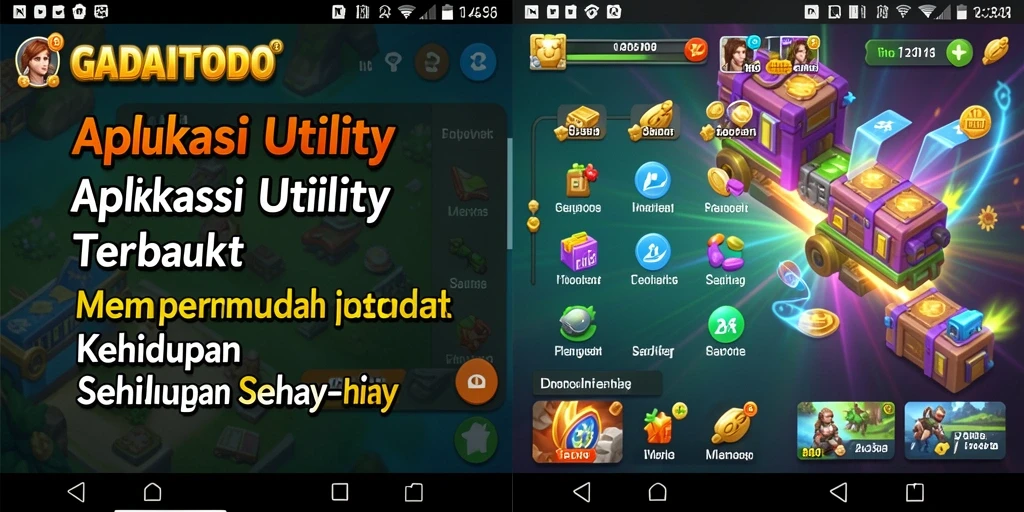 Tampilan antarmuka GADAITOTO yang intuitif dan mudah digunakan.