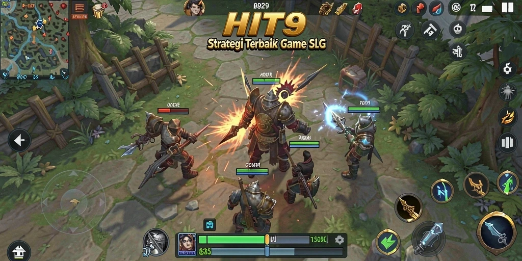 Menampilkan pertempuran intens dan strategi dalam HIT9.