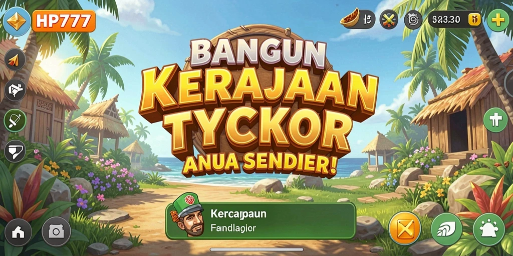 Screenshot gameplay menunjukkan manajemen bisnis yang seru dan strategis.