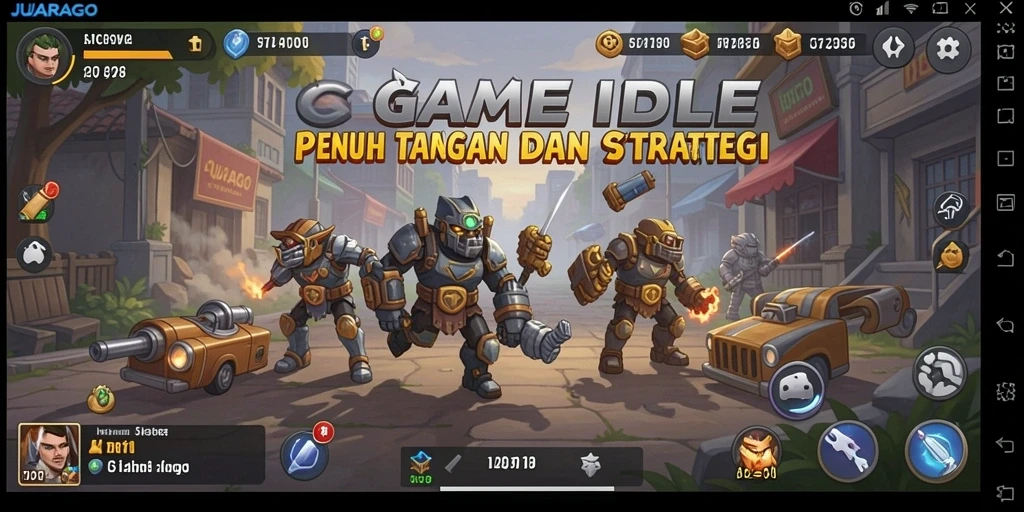 Tampilan gameplay JUARAGO yang memikat dalam genre Idle.