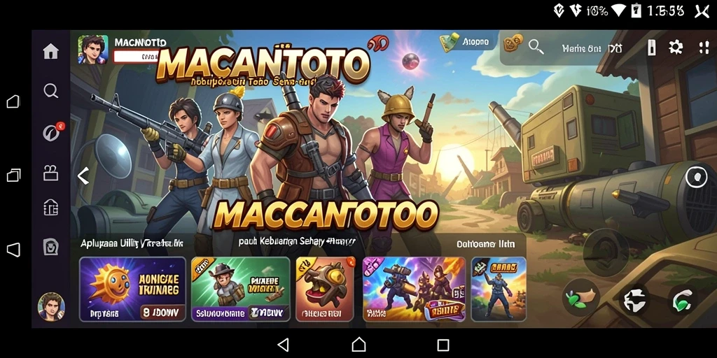 Tampilan menarik dari screenshot MACANTOTO yang menunjukkan antarmuka aplikasi Utility.