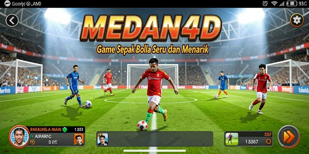 Gameplay menarik dari MEDAN4D yang menunjukkan aksi sepak bola yang mendebarkan.