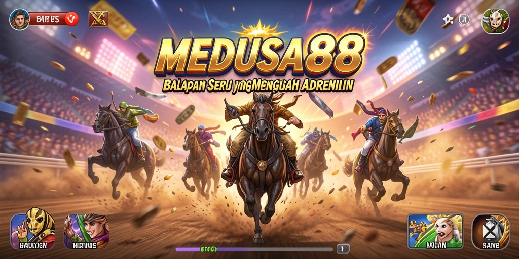 Gameplay seru dengan mobil balap di lintasan menantang.