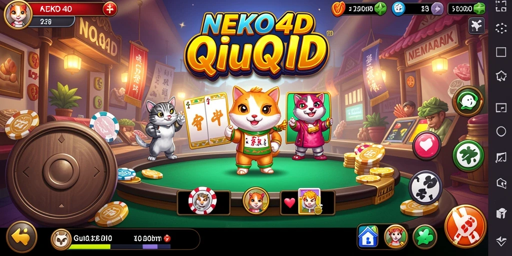 Gameplay QiuQiu yang memikat di NEKO4D.