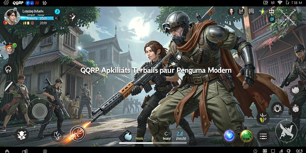 Tampilan antarmuka QQRP yang sederhana dan fungsional.