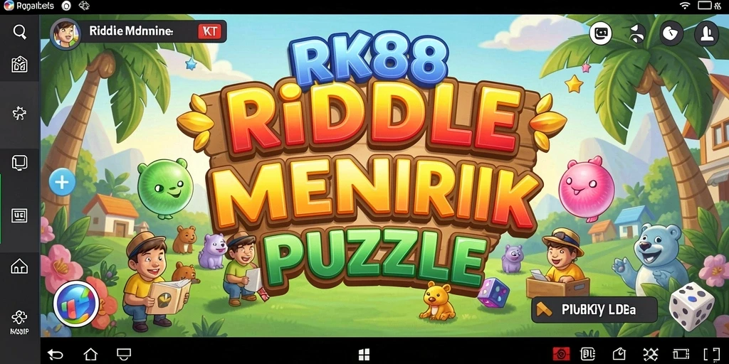 Tampilkan gameplay seru RK88 dengan teka-teki menantang.