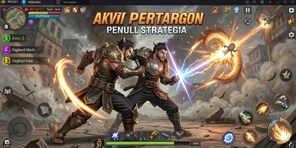 Screenshot utama RPVIP1 menampilkan gameplay aksi penuh ketegangan.