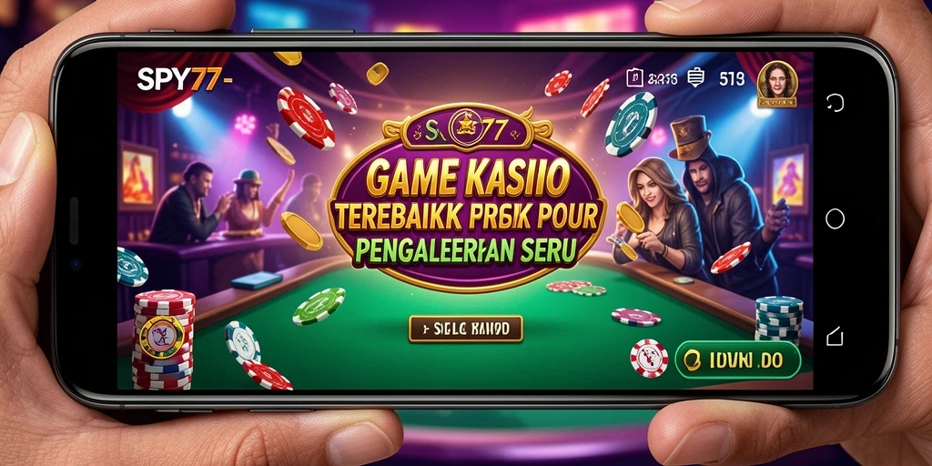 Tangkapan layar gameplay SPY77 yang menampilkan suasana Kasino yang mendebarkan.
